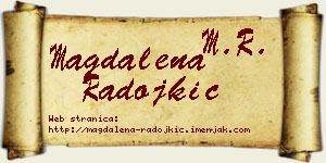 Magdalena Radojkić vizit kartica